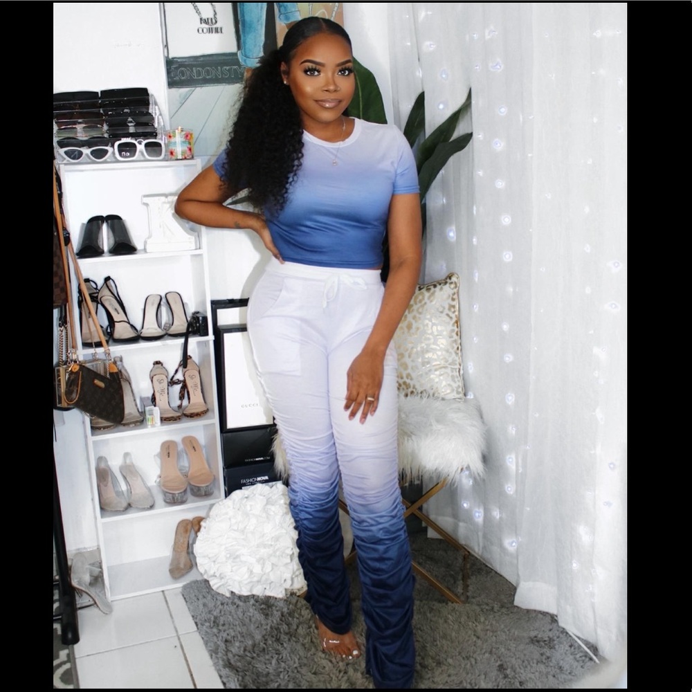 Ombré pant set
